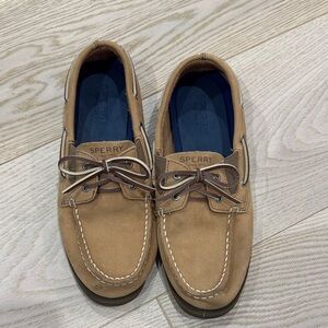 Sperry Boys Tan Boat Shoes